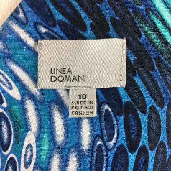 Linea Domani Blue Maxi Dress - Picture 7 of 7